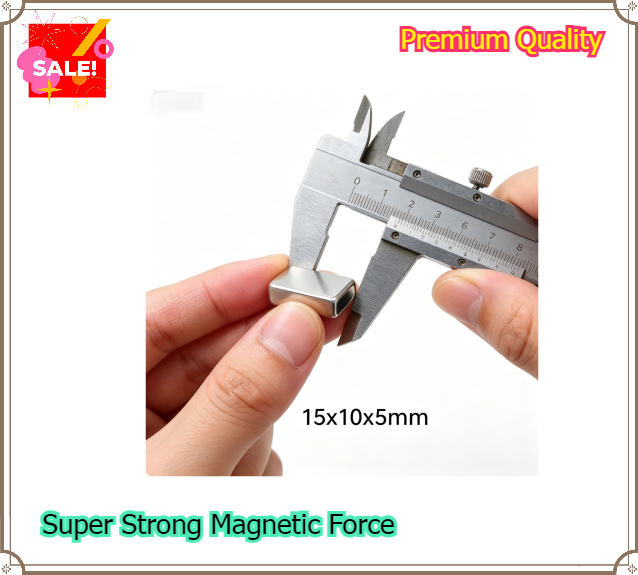 Art Craft Magnet - Super Strong 15x10x5mm Neodymium Magnet Rectangular