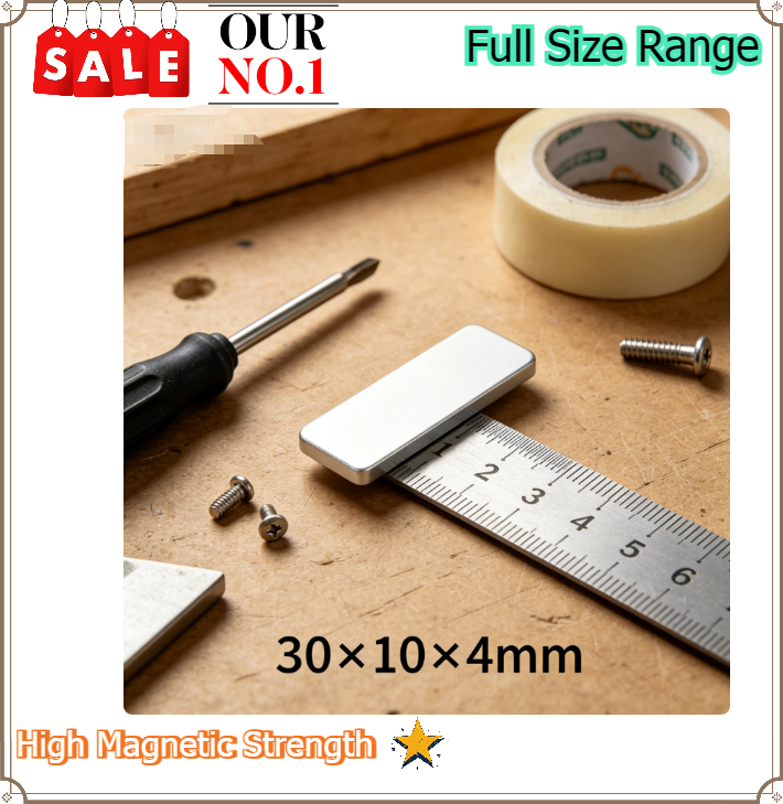 Art Craft Magnet - Super Strong N35 Neodymium Magnet 30x10x4mm