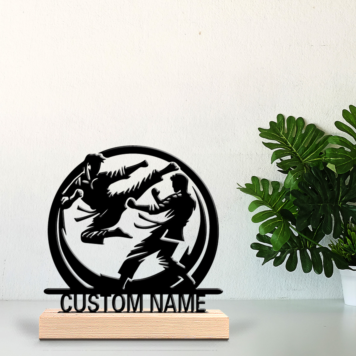 Art Y Craft - 1pc Fashion Taekwondo Custom Letter Metal
