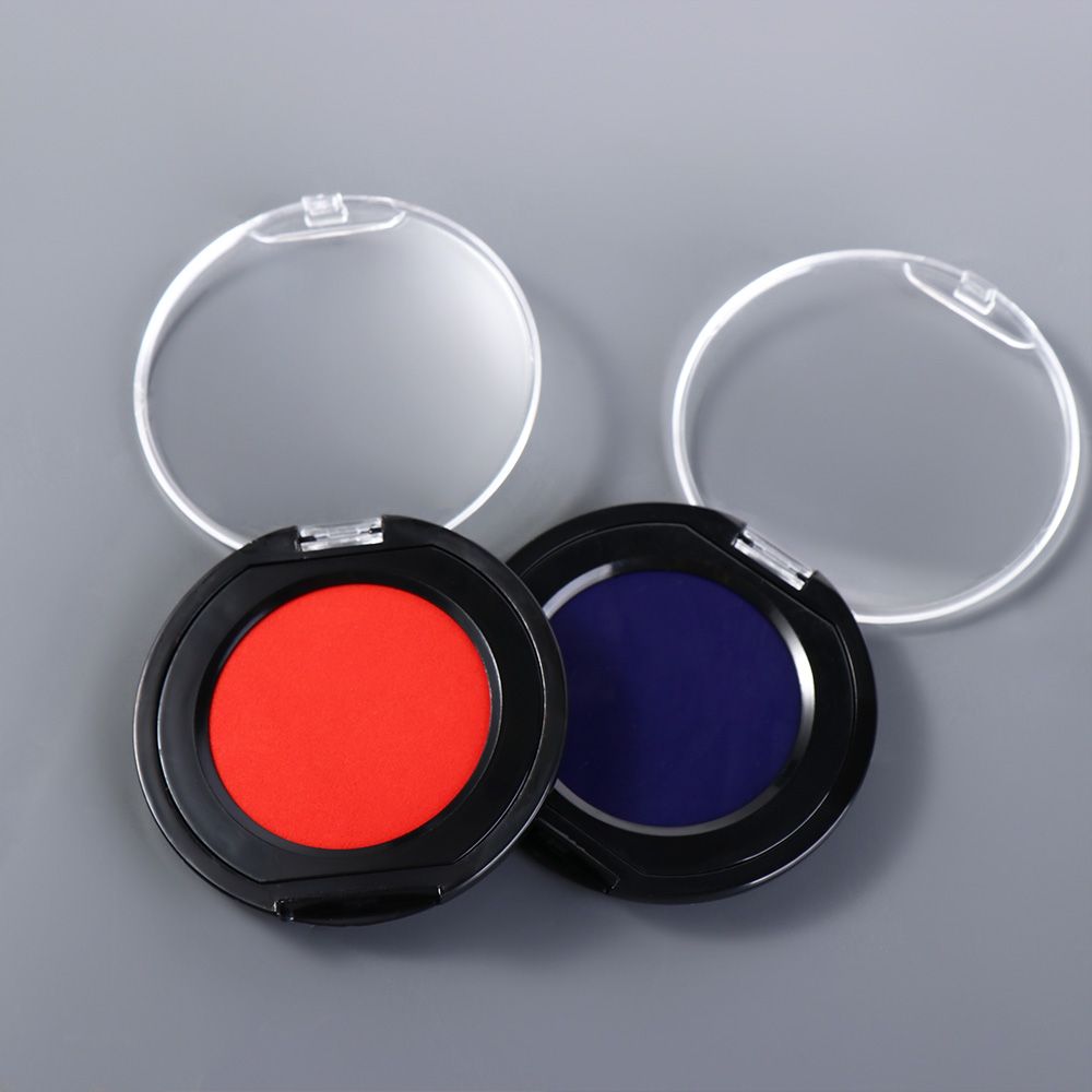 Stamping Ink Pad - Red Blue Black Mini Fingerprint Ink