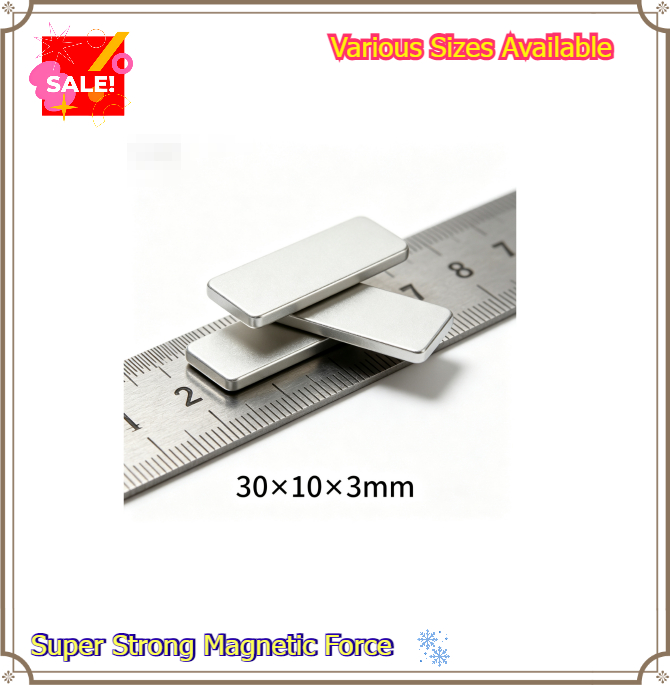 Art Craft Magnet - Super Strong N35 Neodymium Magnet 30x10x3mm