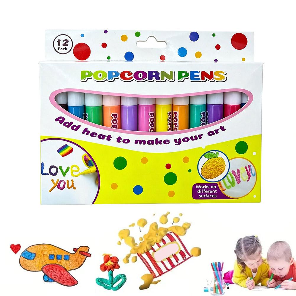 Illustration Marker Set - 6/12pcs/set New Exotic Popcorn Pen Multifunctional