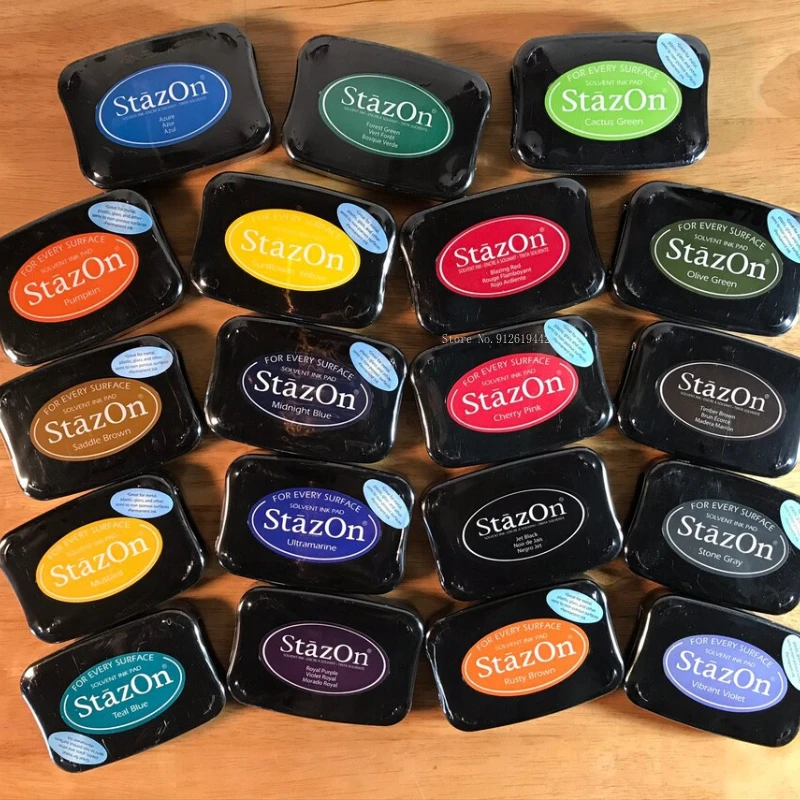 Large Box of Oiliness Printing - Stamping Ink Pad recension och pris