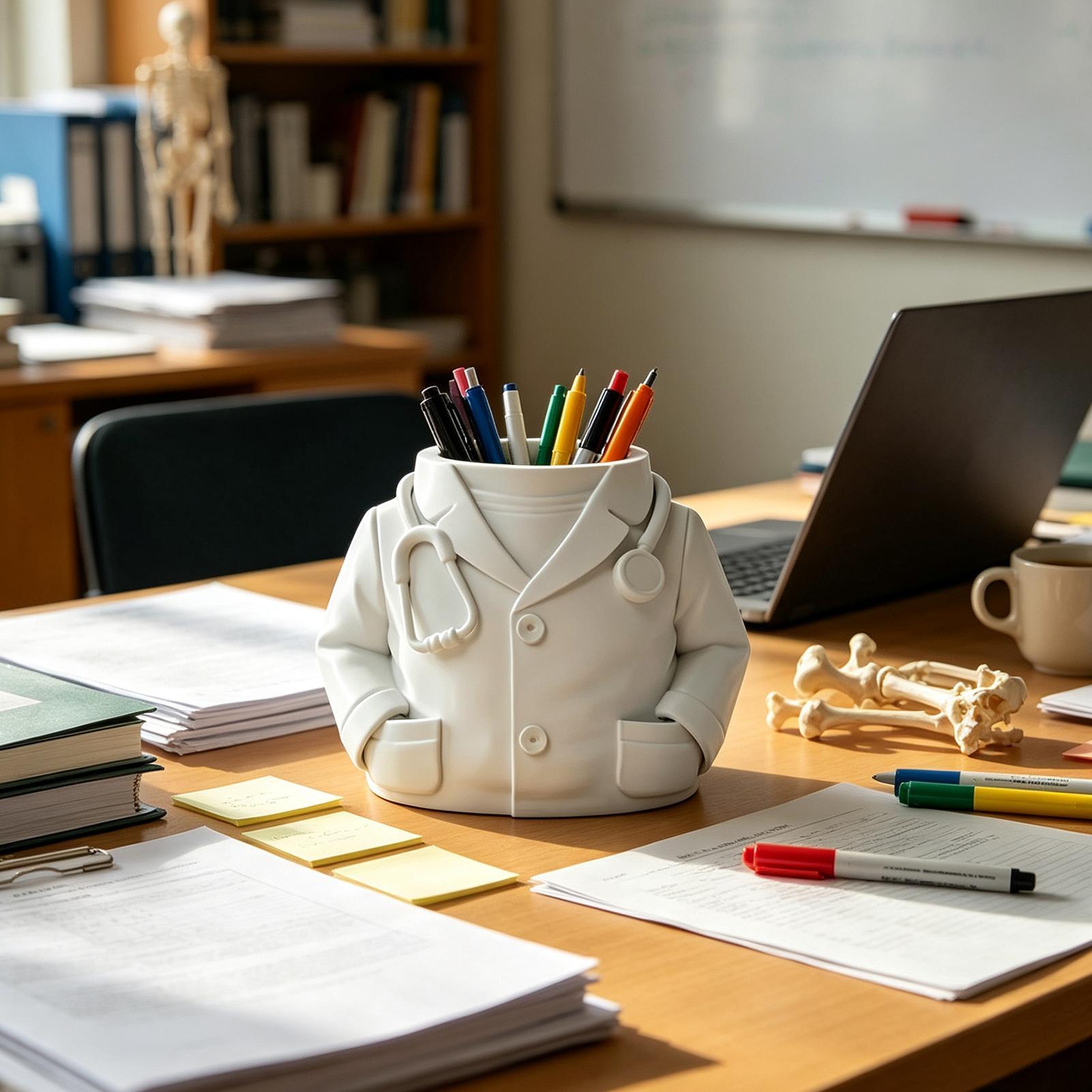 Desktop Art 3D Printed Doctor  - Art Craft Stationery recension och pris