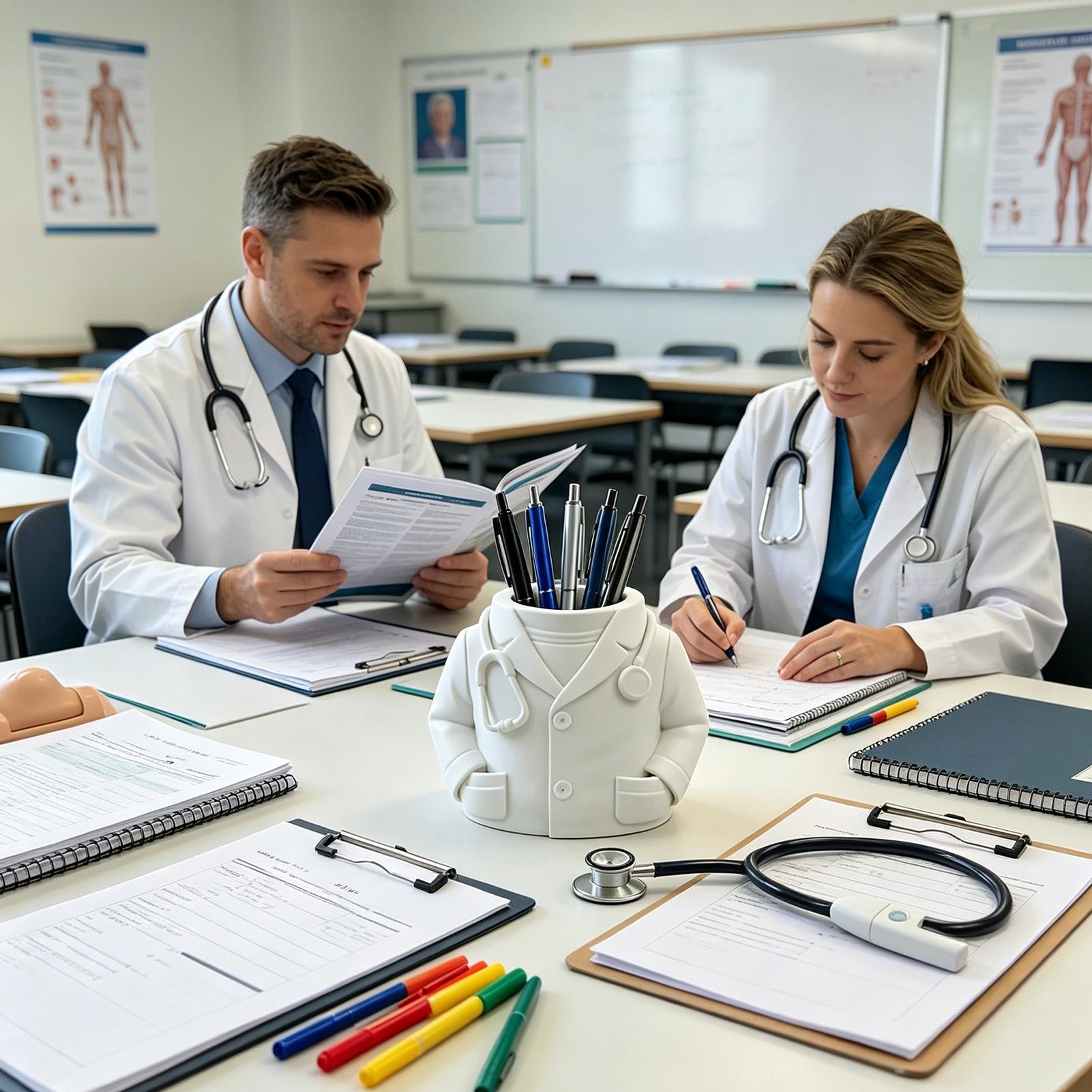 Desktop Art 3D Printed Doctor  - Art Craft Stationery recension och pris