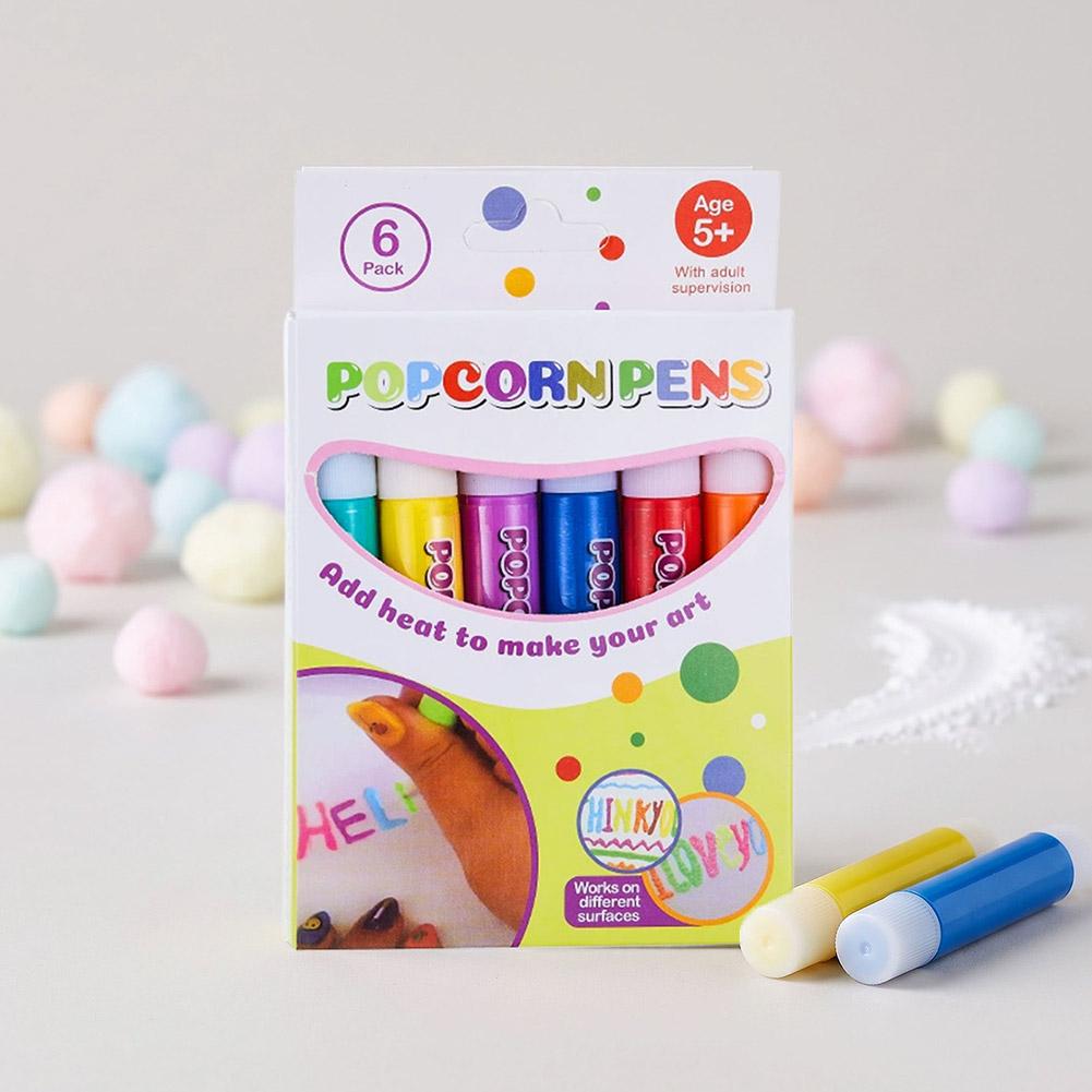 Magical Puffy Popcorn Pens Set - Illustration Marker Set recension och pris