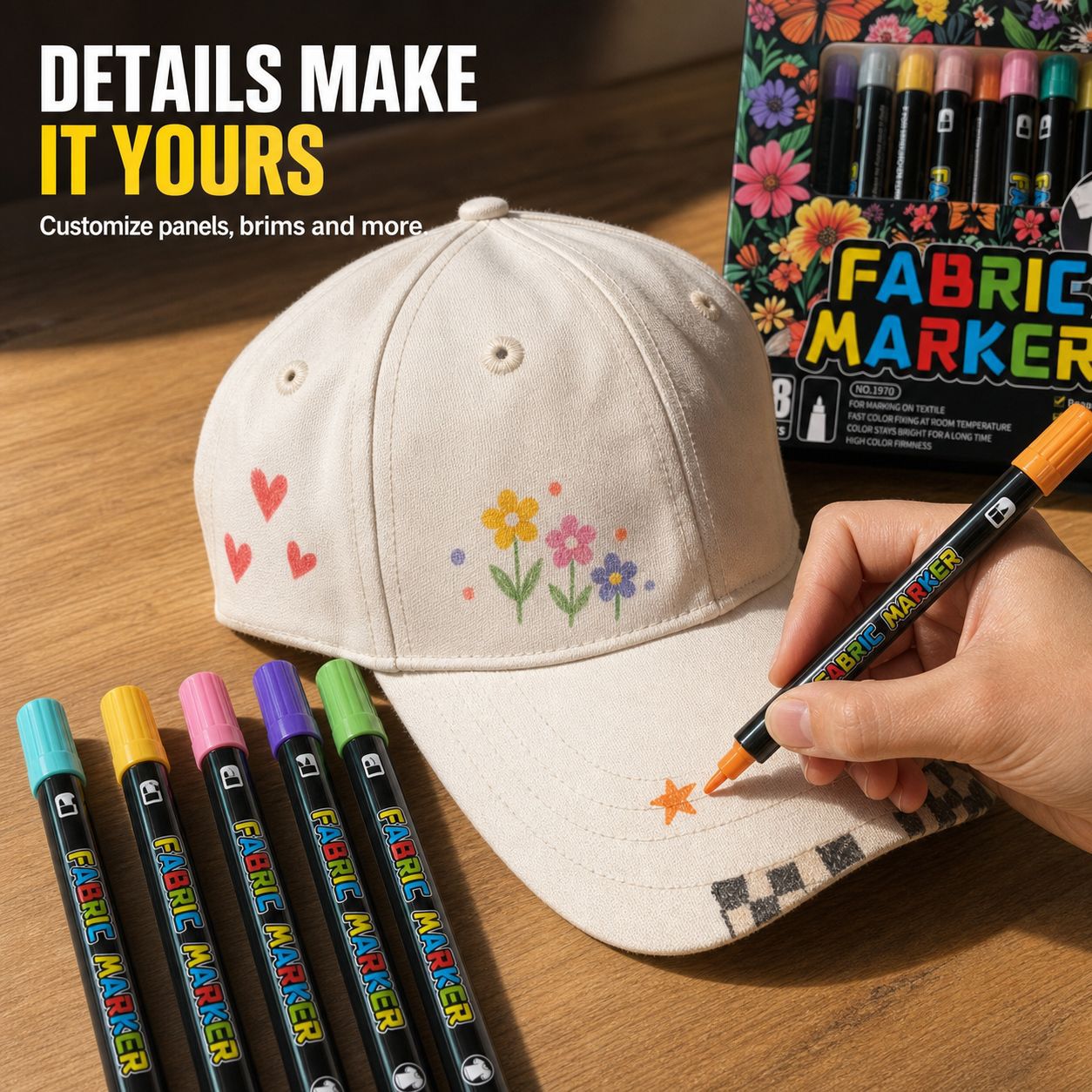 24/36/48-color fabric markers  - Art Craft Stationery recension och pris