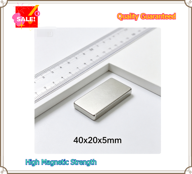 Super Strong 40x20x5mm Neodymi - Art Craft Magnet recension och pris