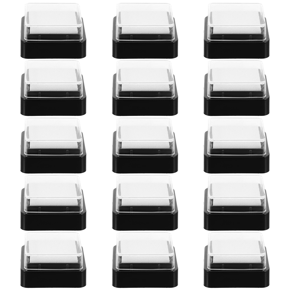 15pcs Ink Pads Ink Pads Blank  - Stamping Ink Pad recension och pris