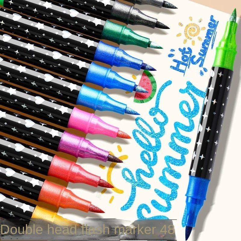 24/48/72/96 Colors Dual Brush  - Illustration Marker Set recension och pris