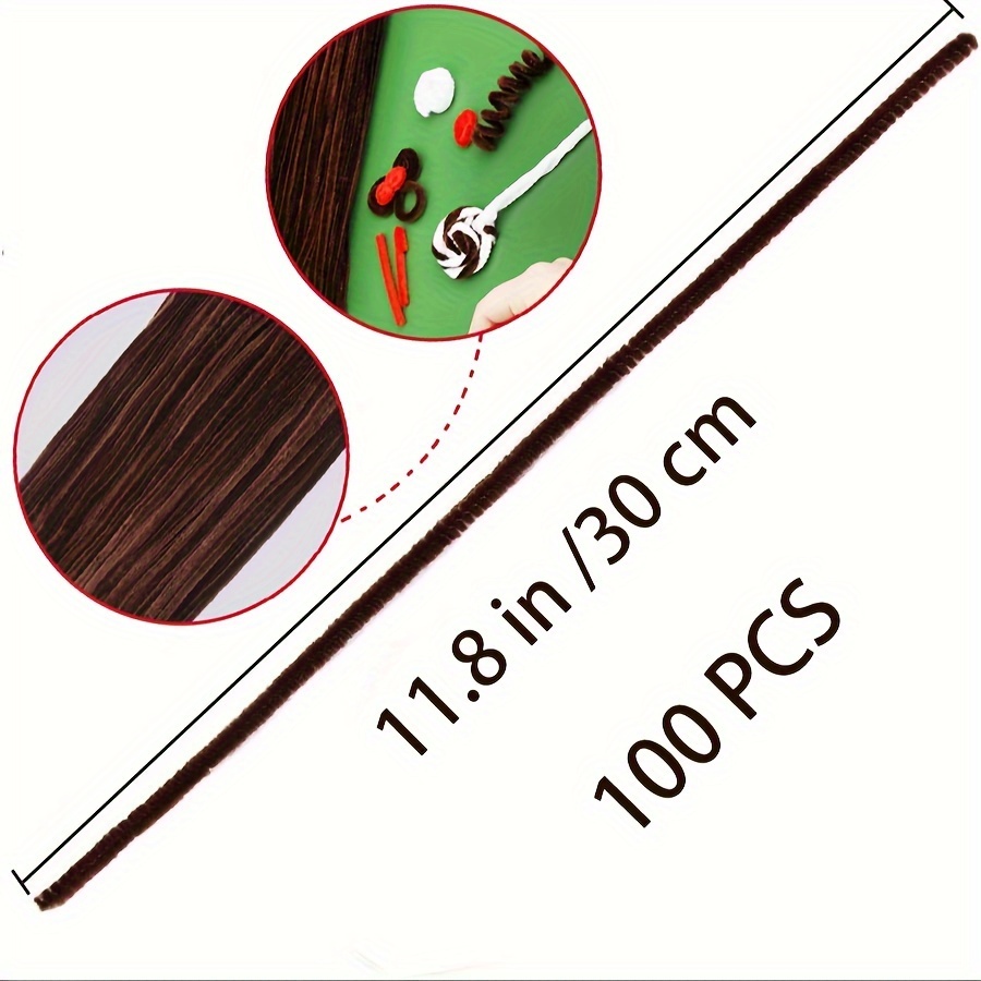 100 Pcs Coffee Pipe Cleaners,P - Art Y Craft recension och pris