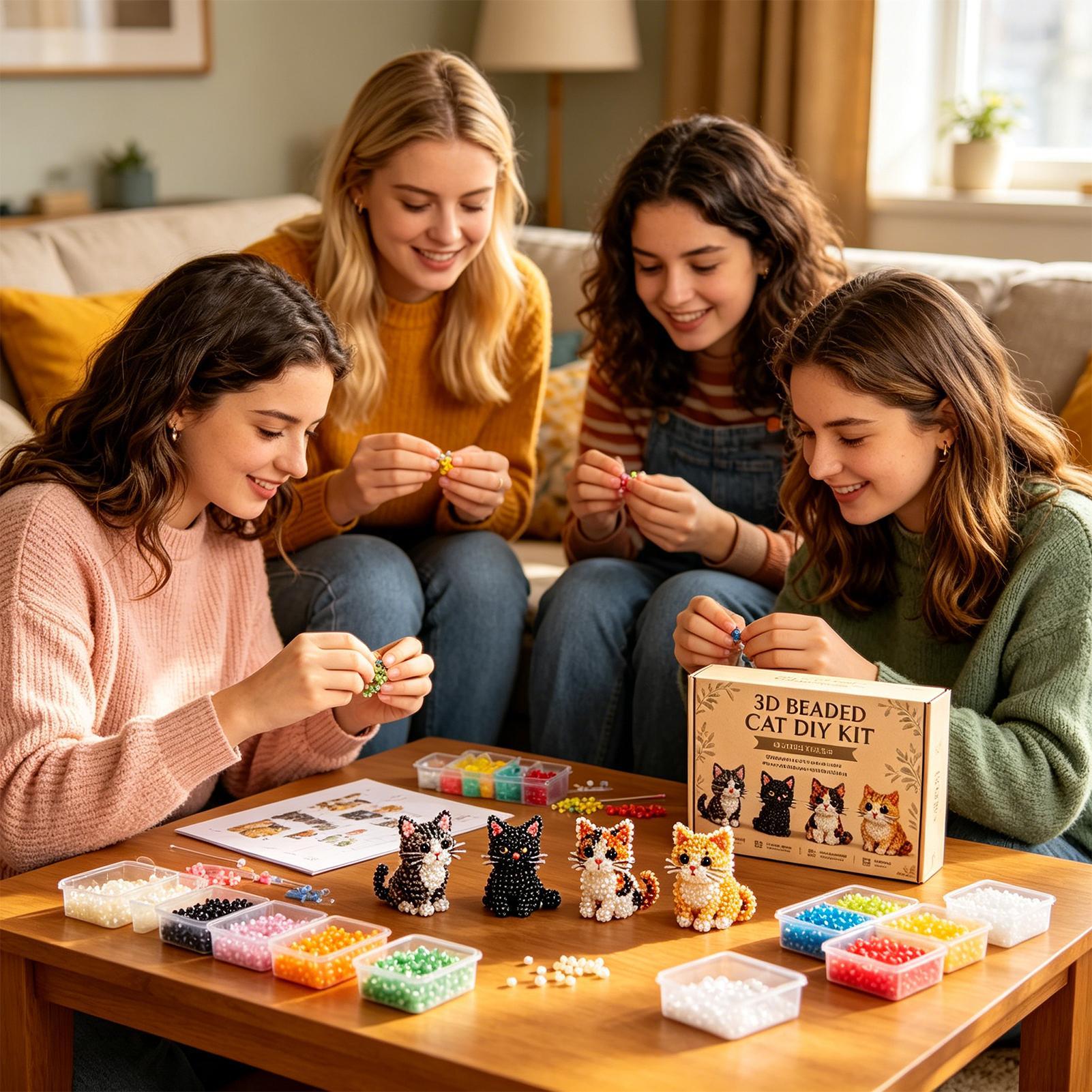 DIY Animal Beading Kit Cute 3D - Art Craft Class recension och pris