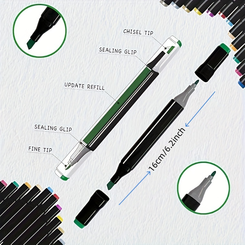 Professional Permanent Sketch  - Illustration Marker Set recension och pris
