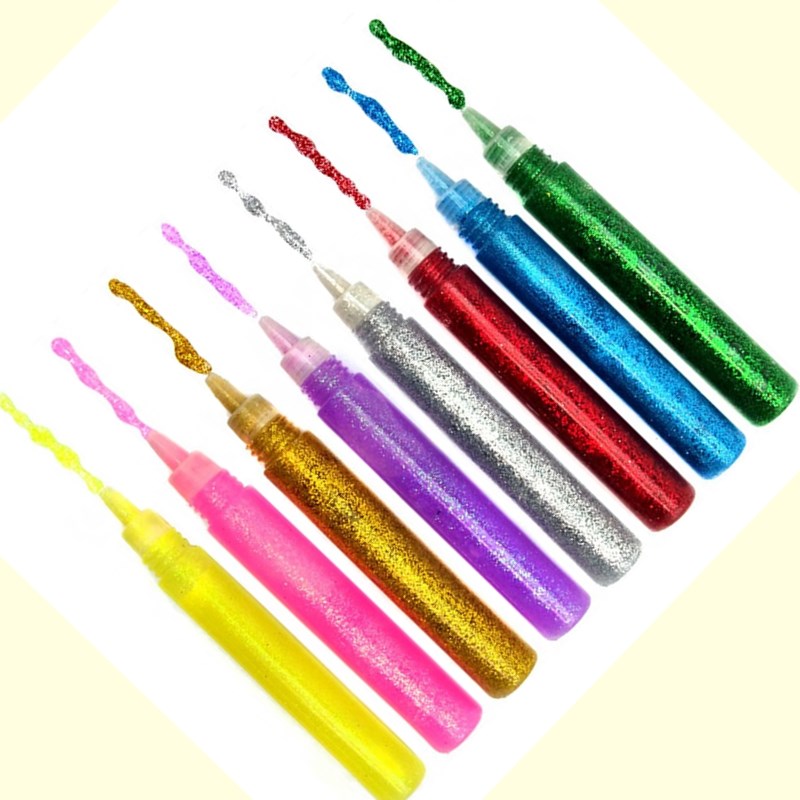 1pc Colored Drawing Glitter Po - Art Craft Stationery recension och pris