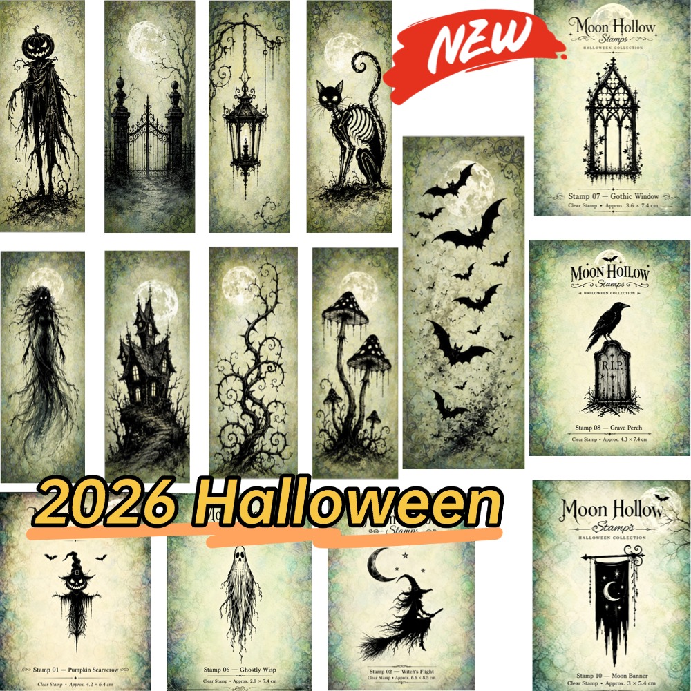 The Witch Riding a Broom Clear - Rubber Stamp Blank recension och pris