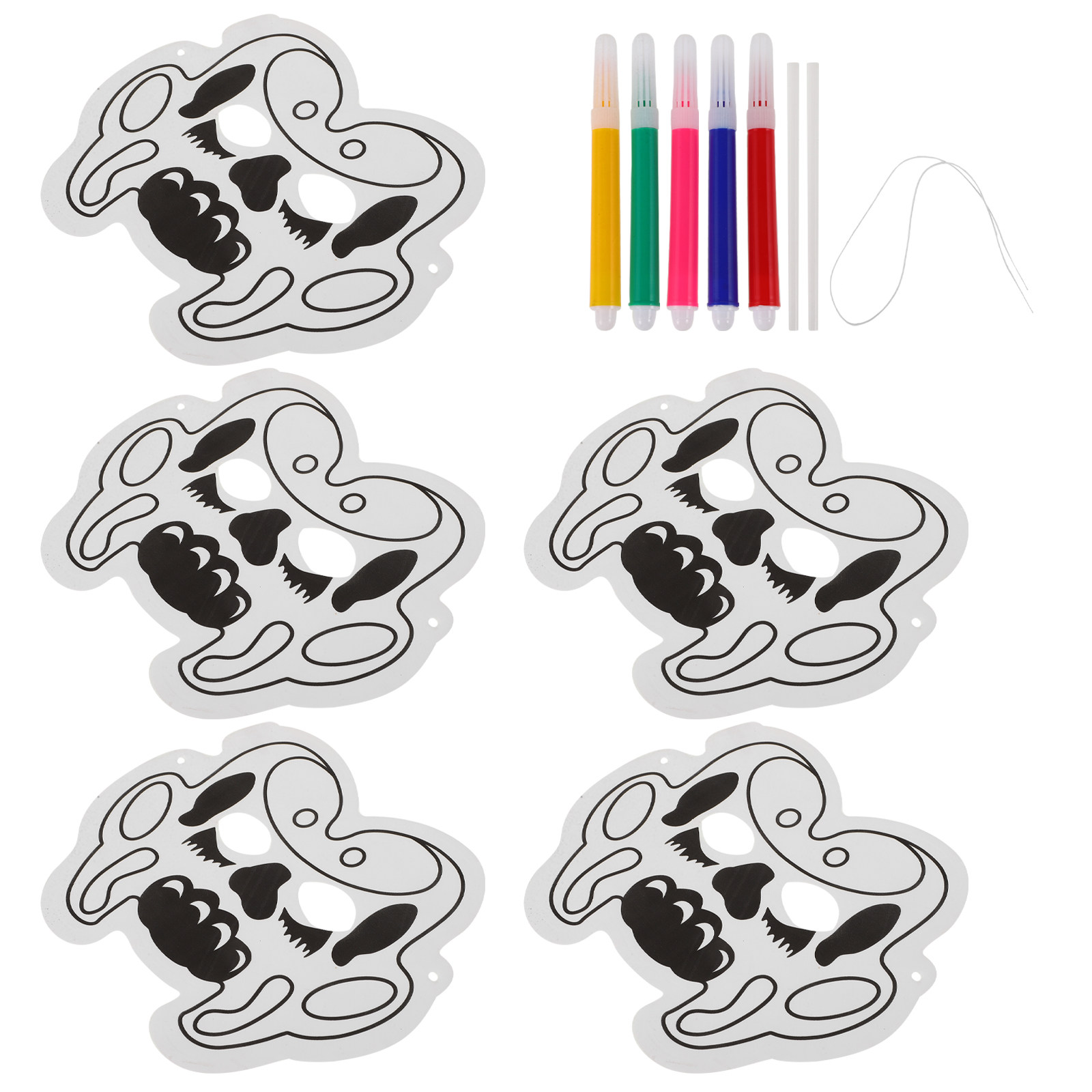 1Set DIY Graffiti Balloon Mask - Art Craft Class recension och pris