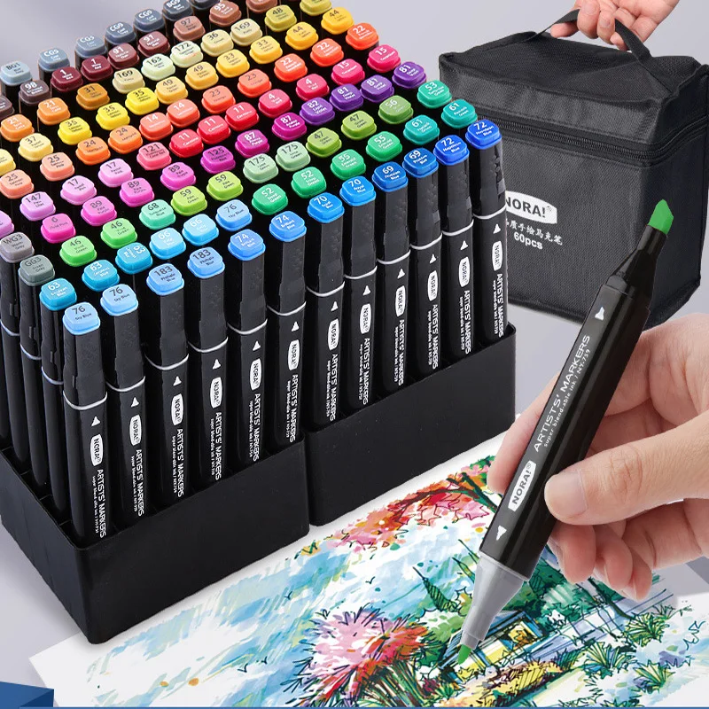 30/60 Color Markers Double-hea - Illustration Marker Set recension och pris