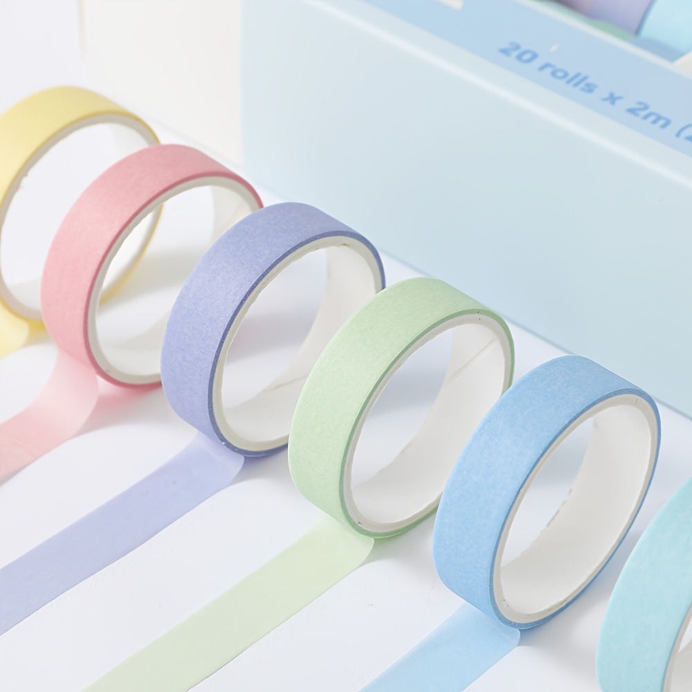 20 Rolls of Macaron Tape, 0.4i - Art Craft Stationery recension och pris