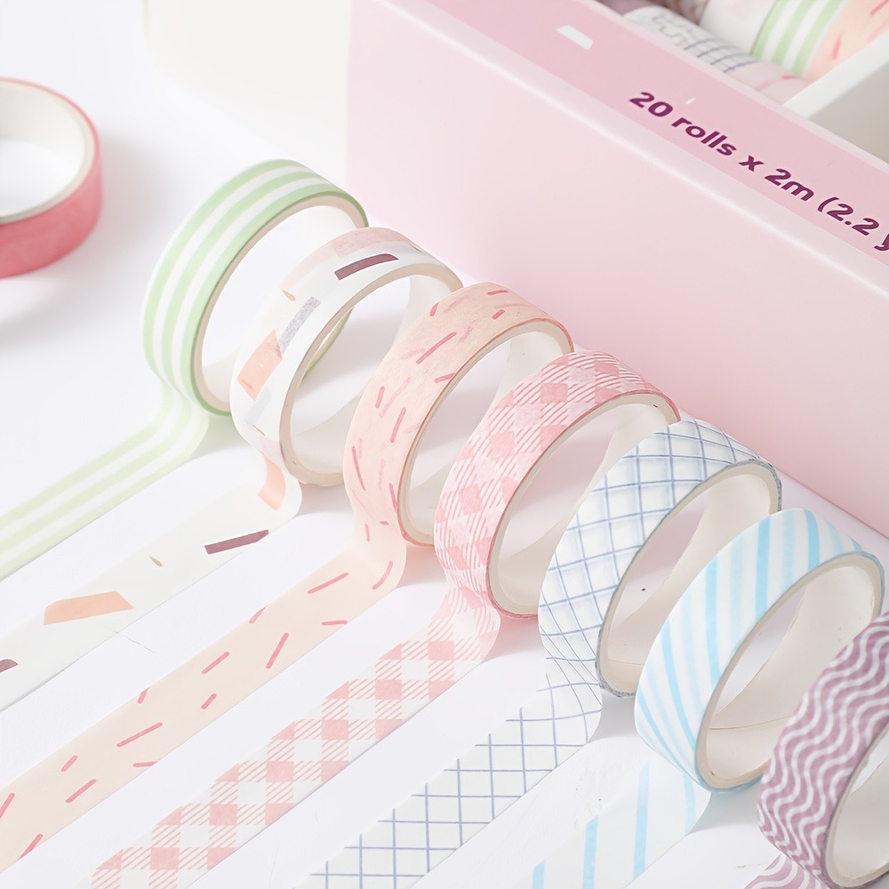 20 Rolls of Macaron Tape, 0.4i - Art Craft Stationery recension och pris