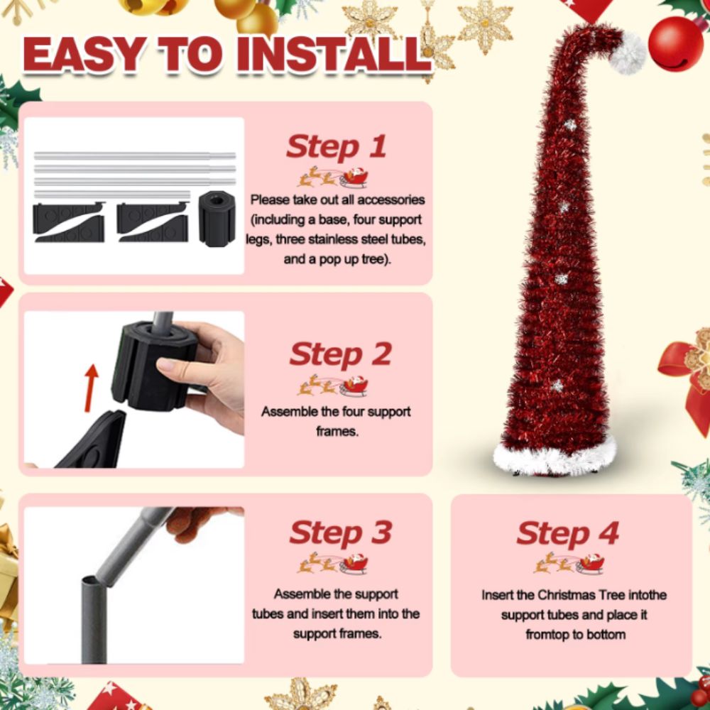 Art Crafts Foldable Christmas  - Art And Craft Xmas Tree recension och pris