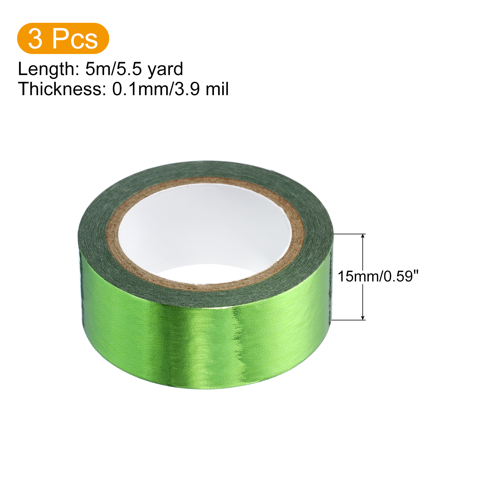 3 Roll 15mmx5m Metallic Washi  - Art Craft Stationery recension och pris