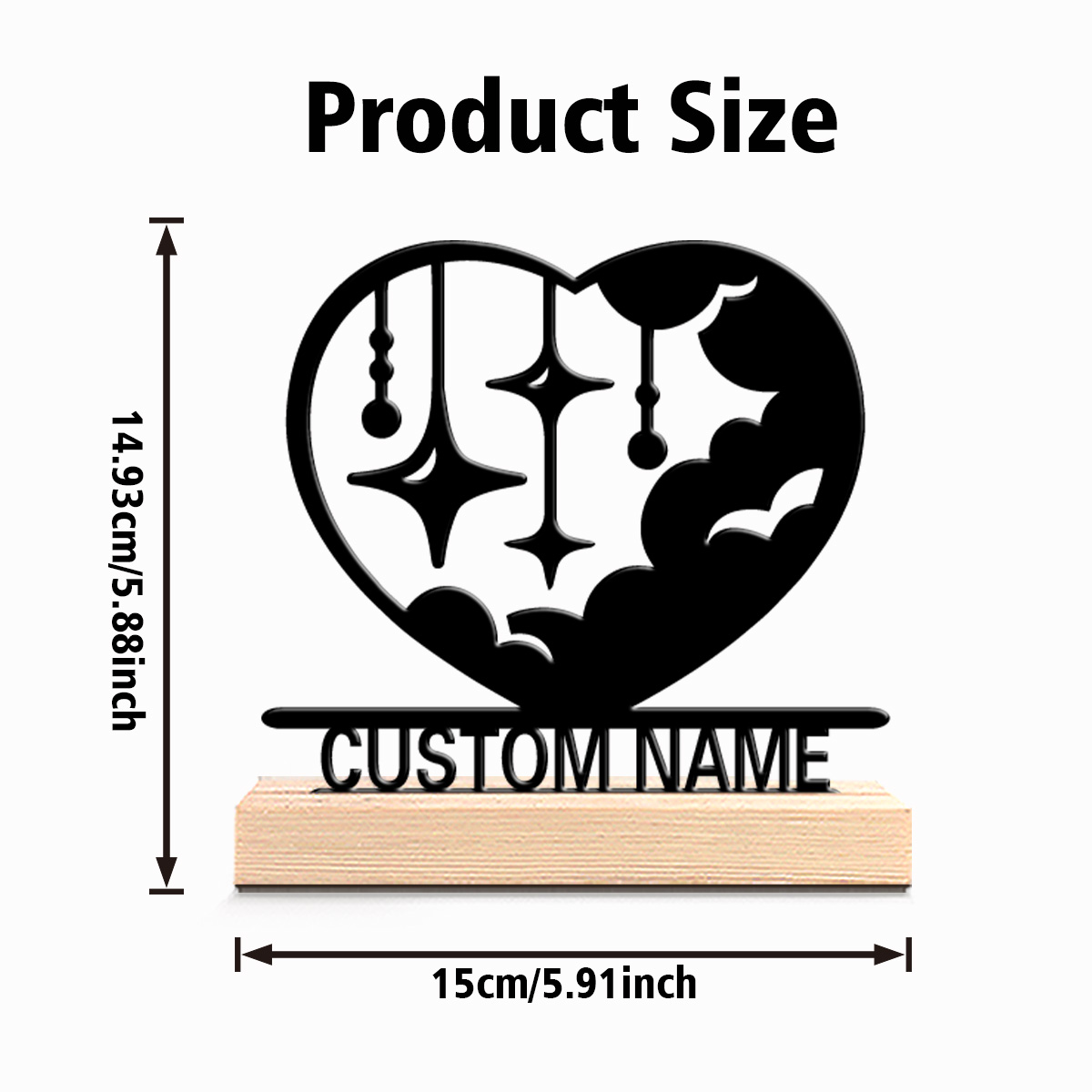 1pc Fashion love cloud Customi - Art Y Craft recension och pris