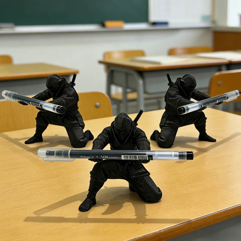 Desktop Art 3D Printed Ninja P - Art Craft Stationery recension och pris