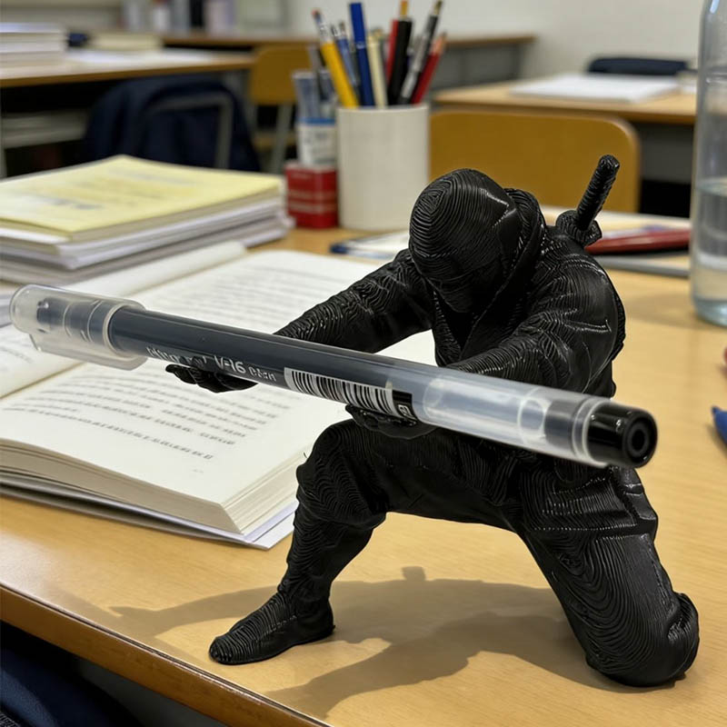 Desktop Art 3D Printed Ninja P - Art Craft Stationery recension och pris