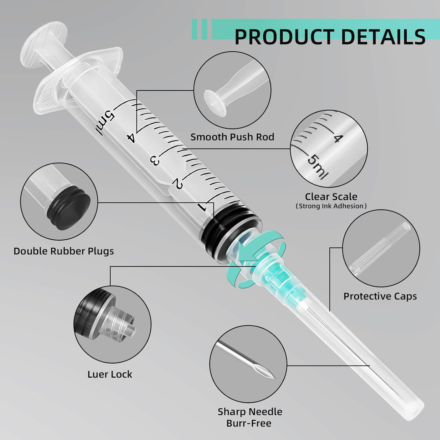 5ml Luer Lock Syringe, Suitabl - Art Y Craft recension och pris