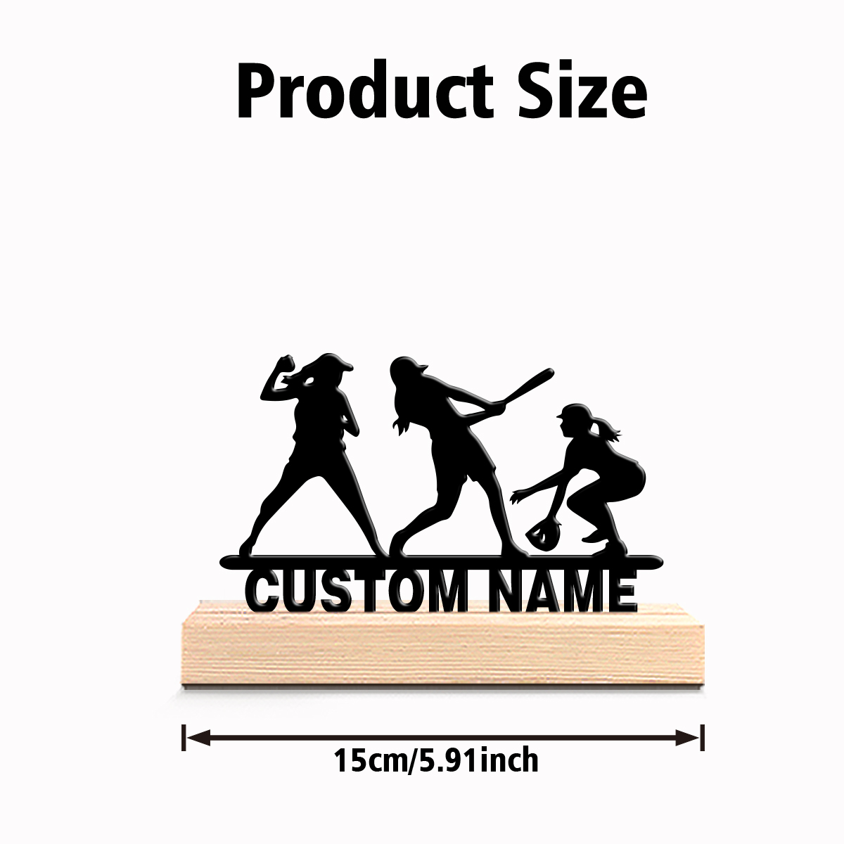 1pc Abstract baseball girl Cus - Art Y Craft recension och pris