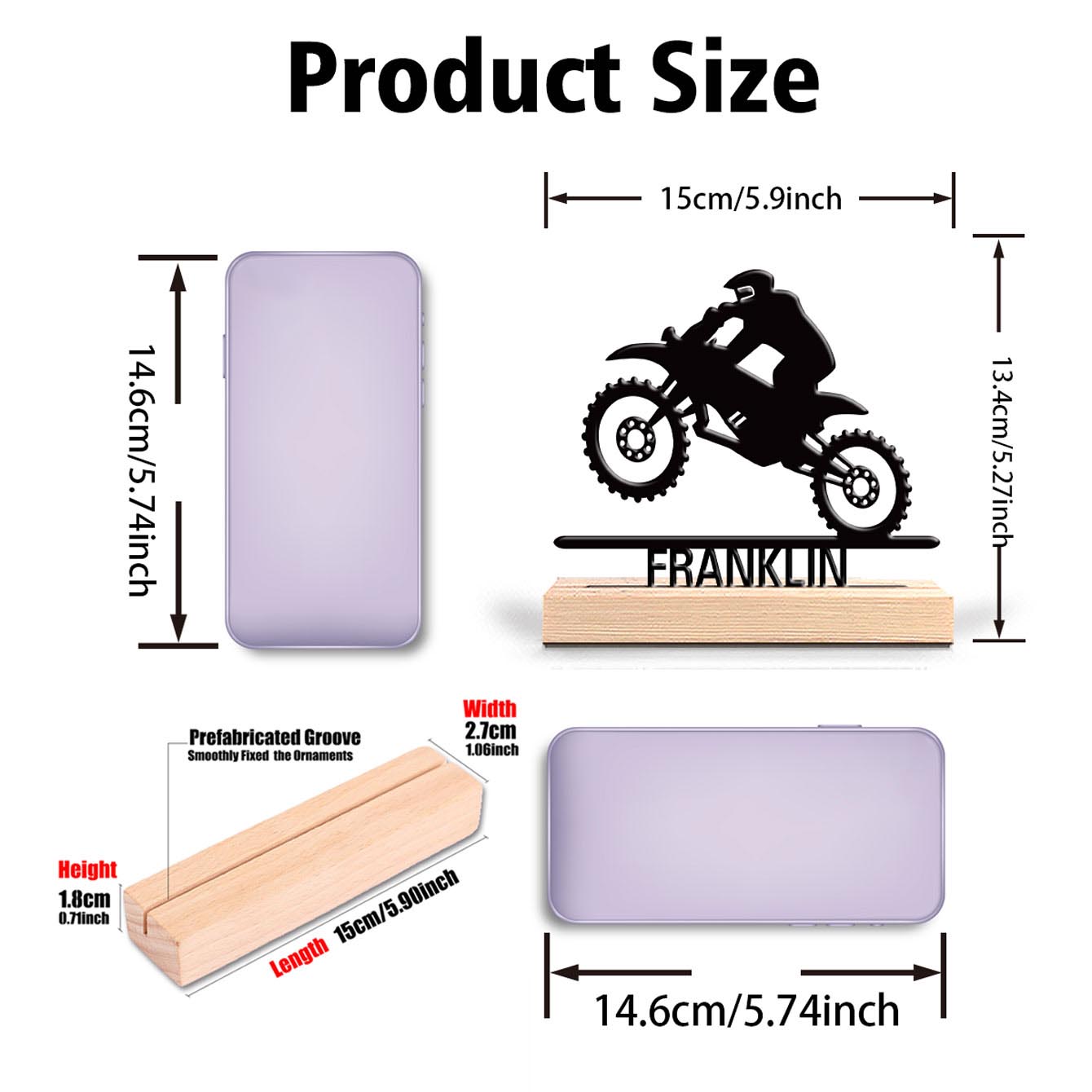 1pc Abstract Motorbike jumping - Art Y Craft recension och pris
