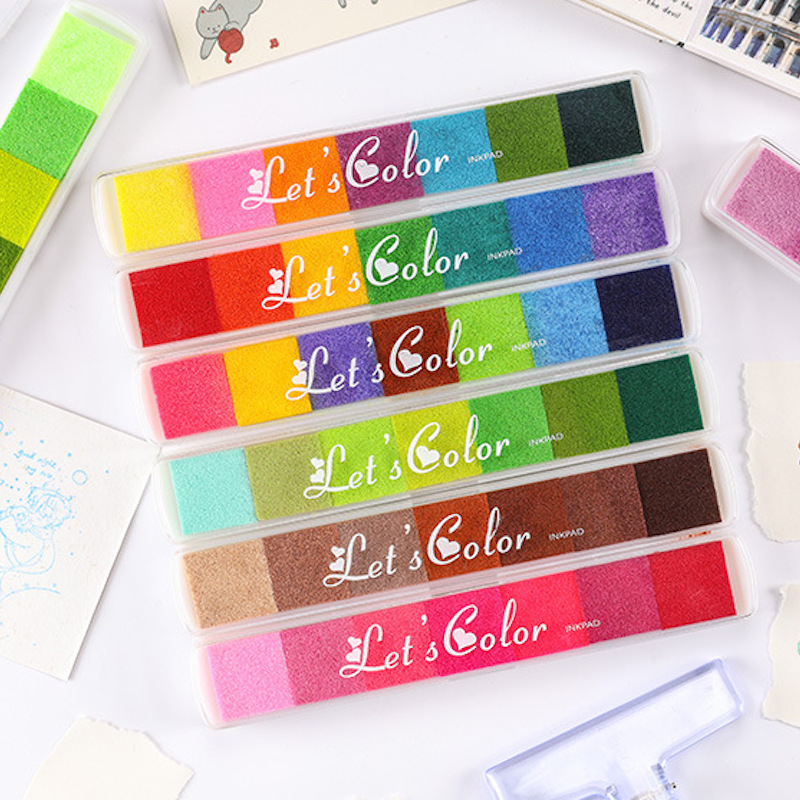Cute Mix Color Inkpad for Scho - Stamping Ink Pad recension och pris