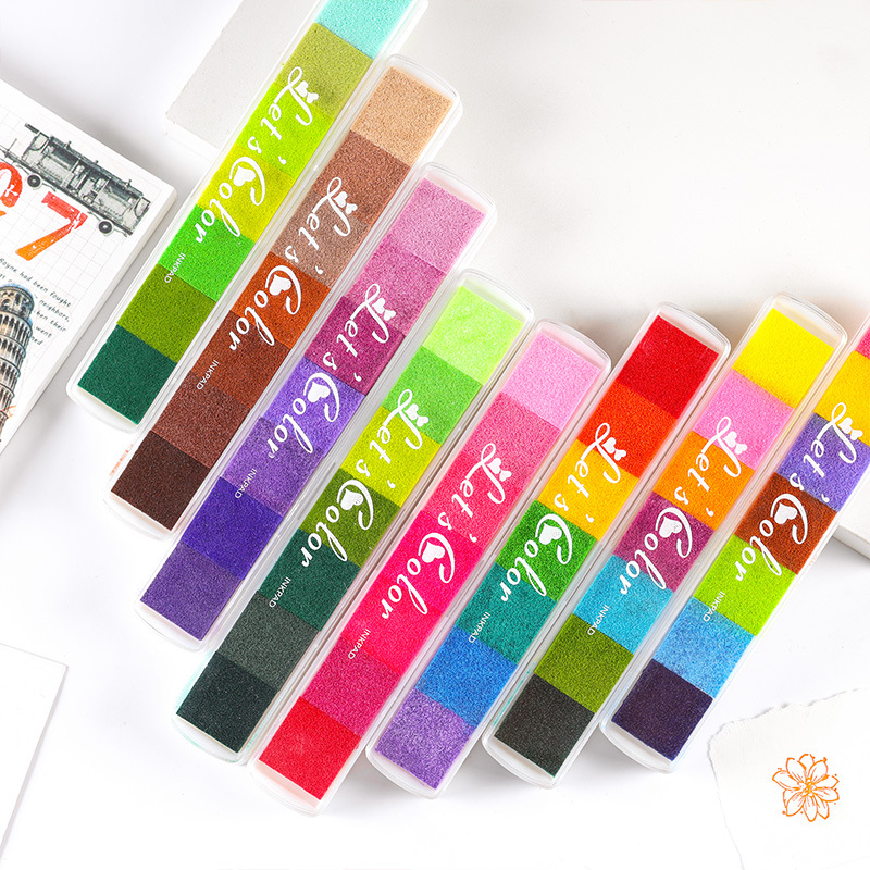 Cute Mix Color Inkpad for Scho - Stamping Ink Pad recension och pris