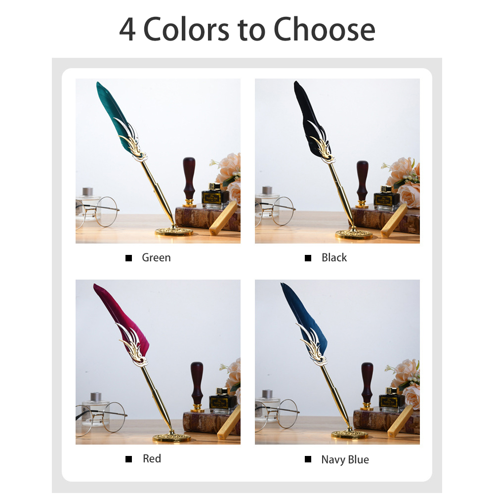 Quill Pen and Ink Set Retro Fe - Calligraphy Pen Set recension och pris