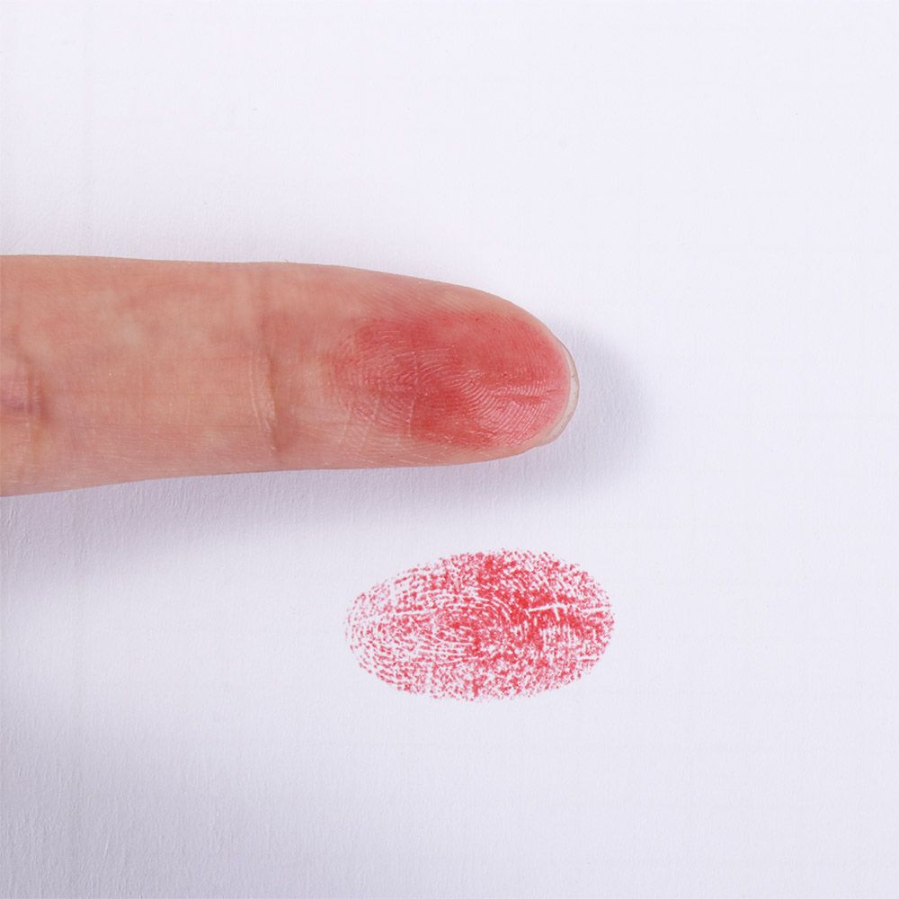 Red Blue Black Mini Fingerprin - Stamping Ink Pad recension och pris
