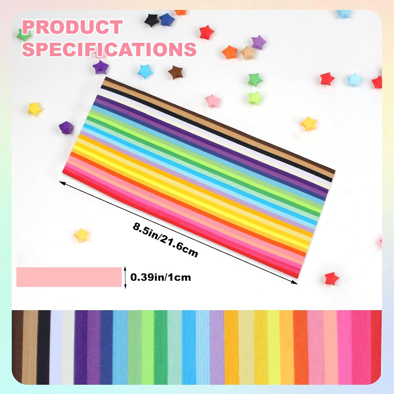 1080/2160 Sheets Origami Star  - Art Craft In Paper recension och pris