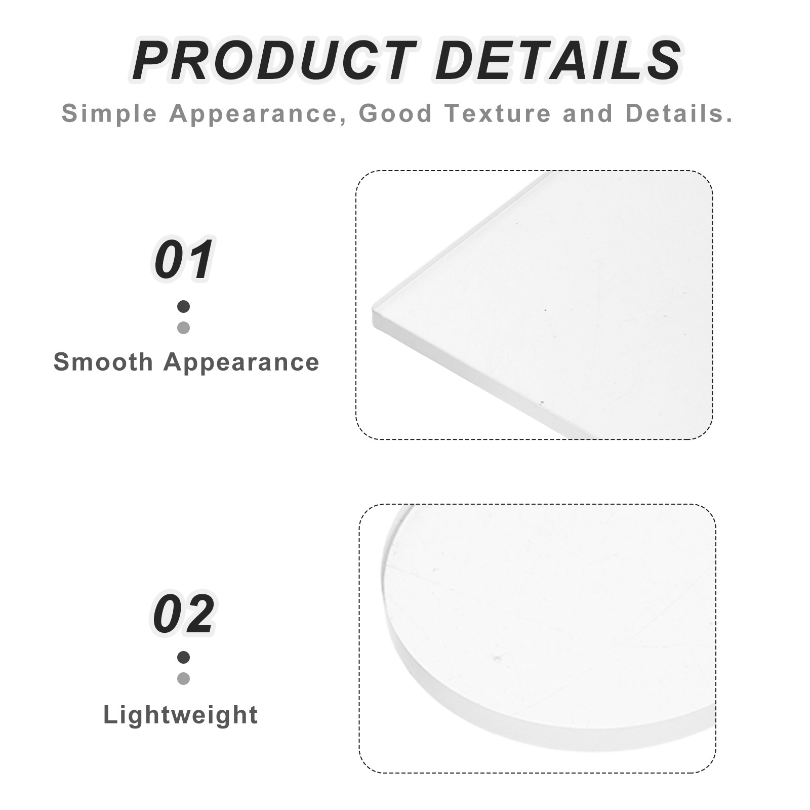 4Pcs Gel Printing Plate Clear  - Art Craft Class recension och pris