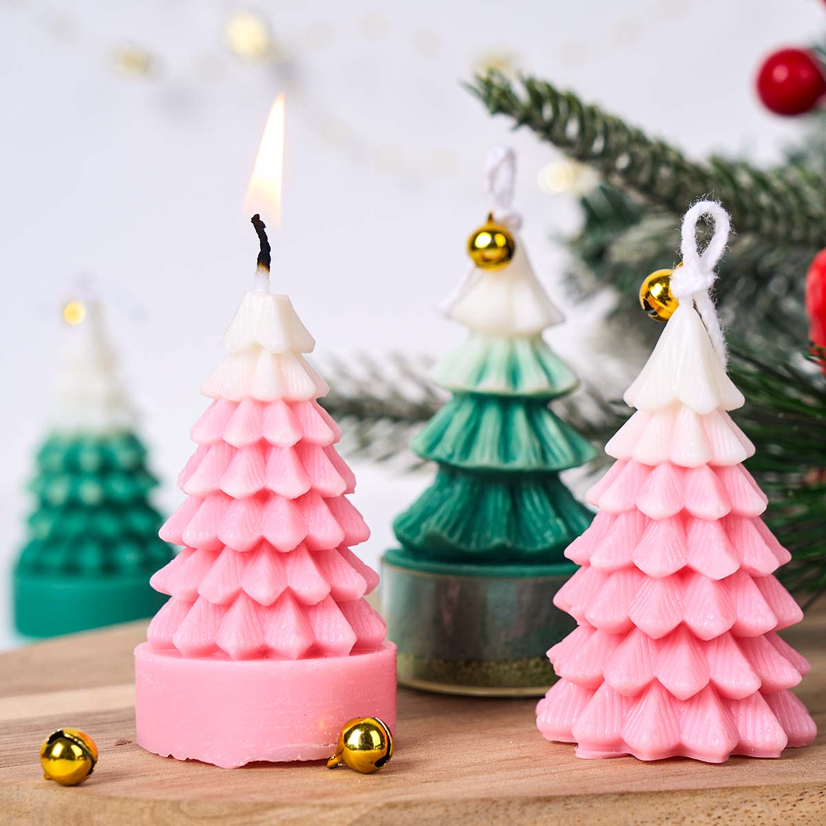 3D Christmas Tree Silicone Can - Art And Craft Xmas Tree recension och pris
