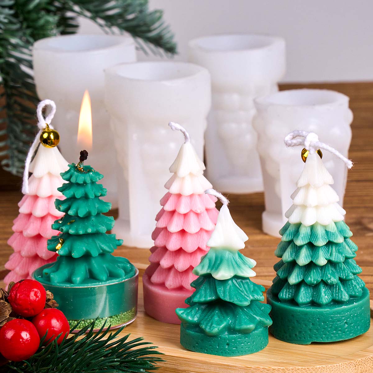 3D Christmas Tree Silicone Can - Art And Craft Xmas Tree recension och pris