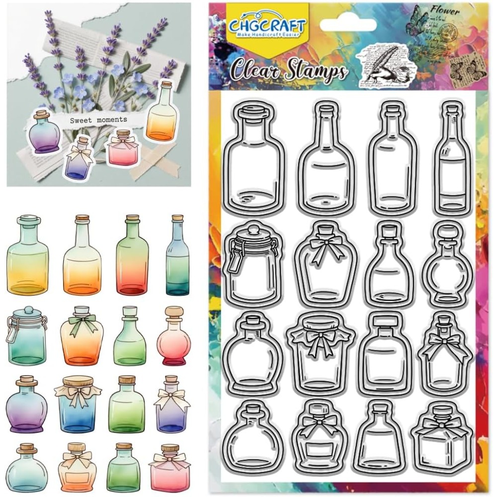 Various Bottle Style Clear Sta - Stamping Ink Pad recension och pris