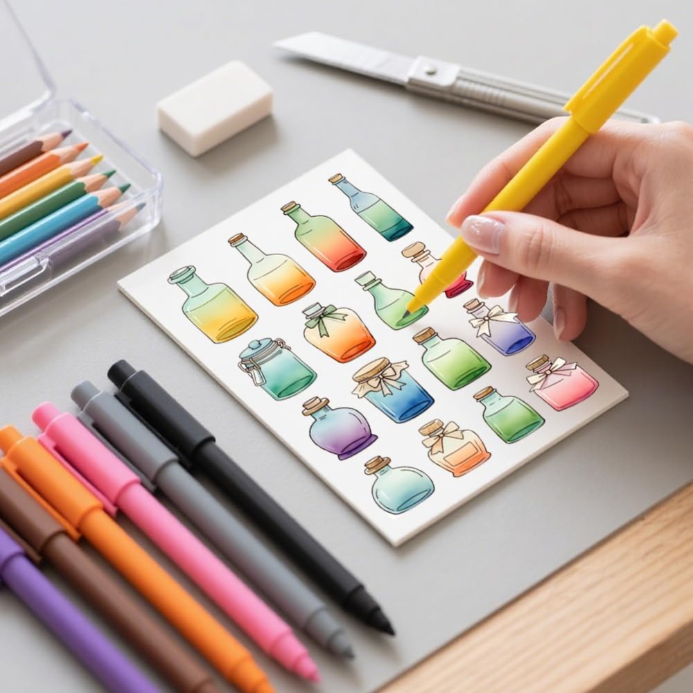 Various Bottle Style Clear Sta - Stamping Ink Pad recension och pris