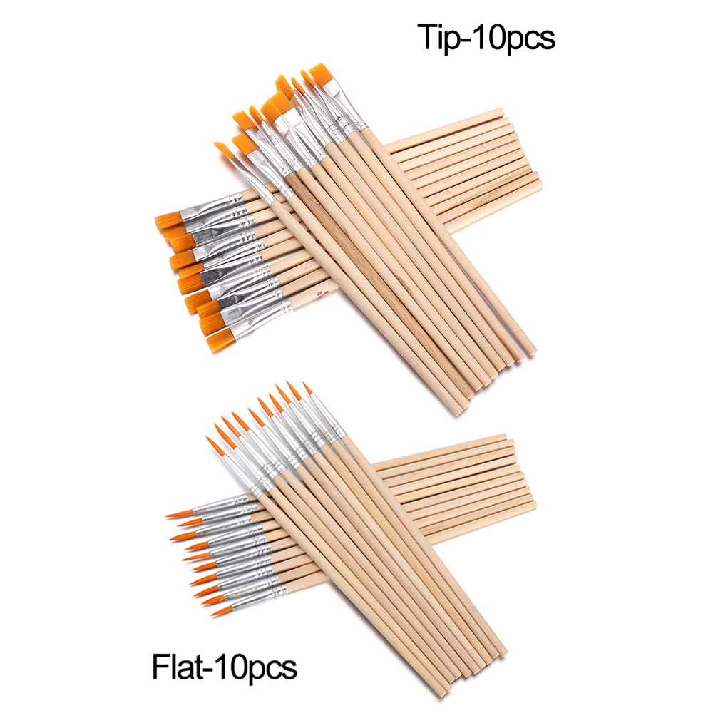 10Pcs/Set Flat/Tip Wood Handle - Calligraphy Pen Set recension och pris
