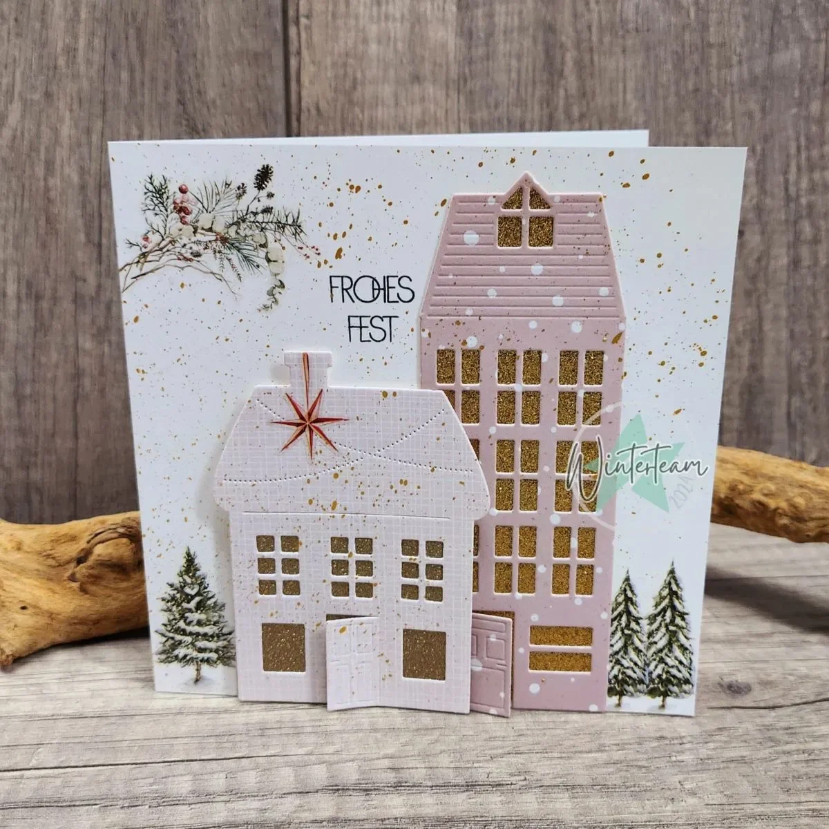 Window Metal Cutting house bac - Rubber Stamp Blank recension och pris