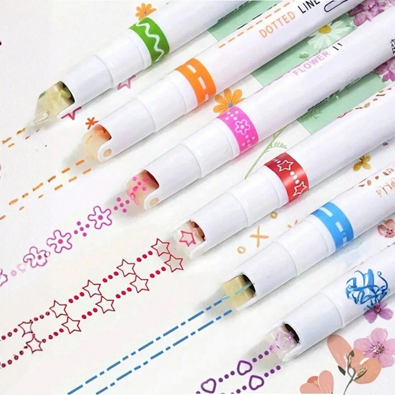6Pcs Roller Tip Curve Liner Fo - Art Craft Stationery recension och pris