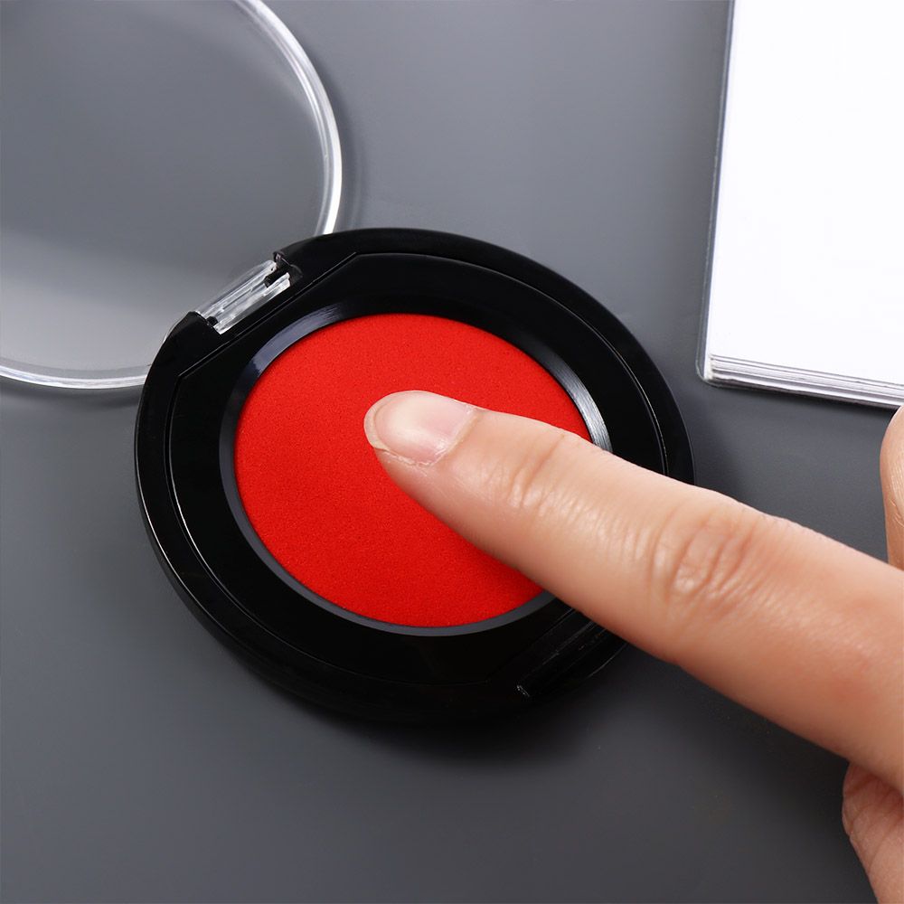 Red Blue Black Mini Fingerprin - Stamping Ink Pad recension och pris