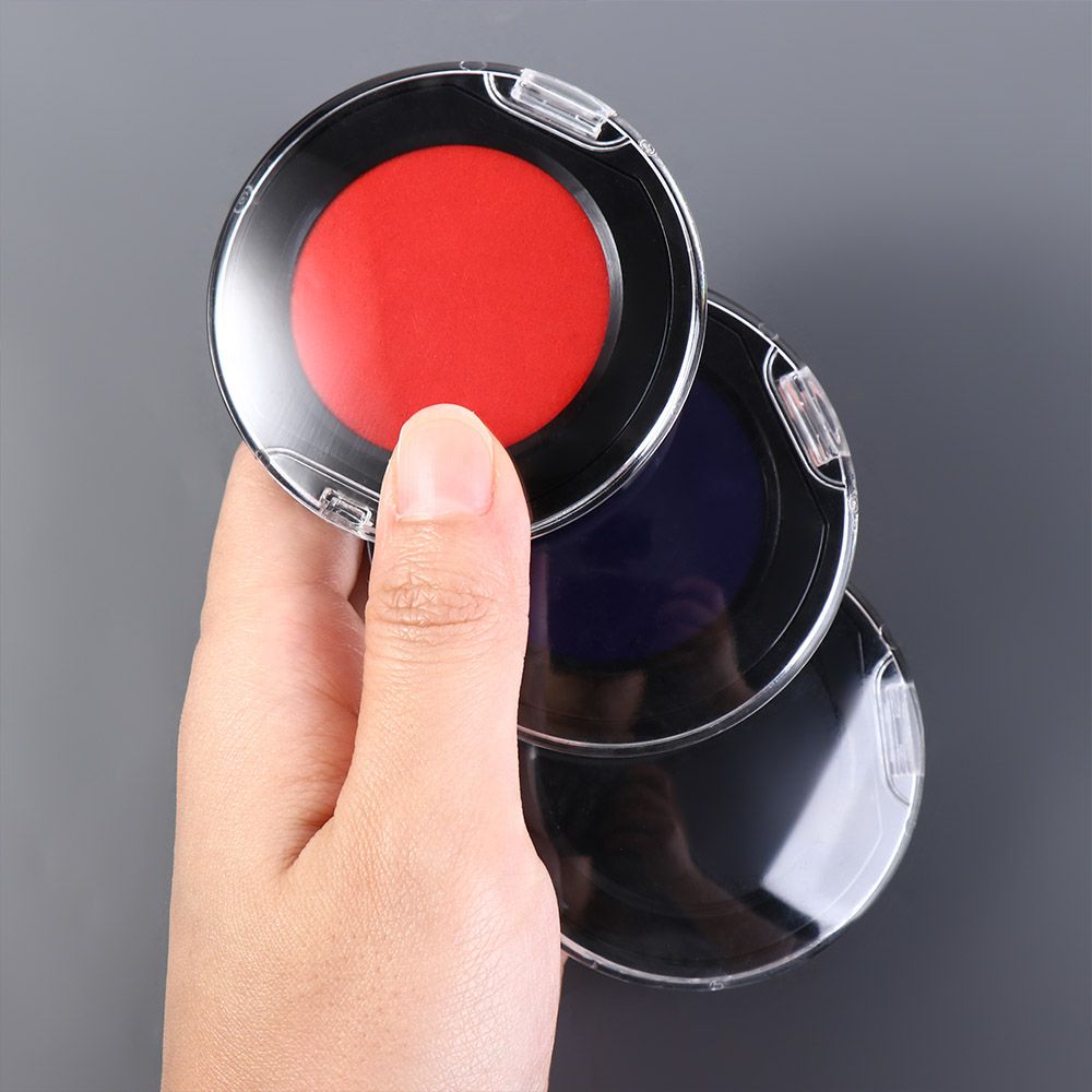 Red Blue Black Mini Fingerprin - Stamping Ink Pad recension och pris