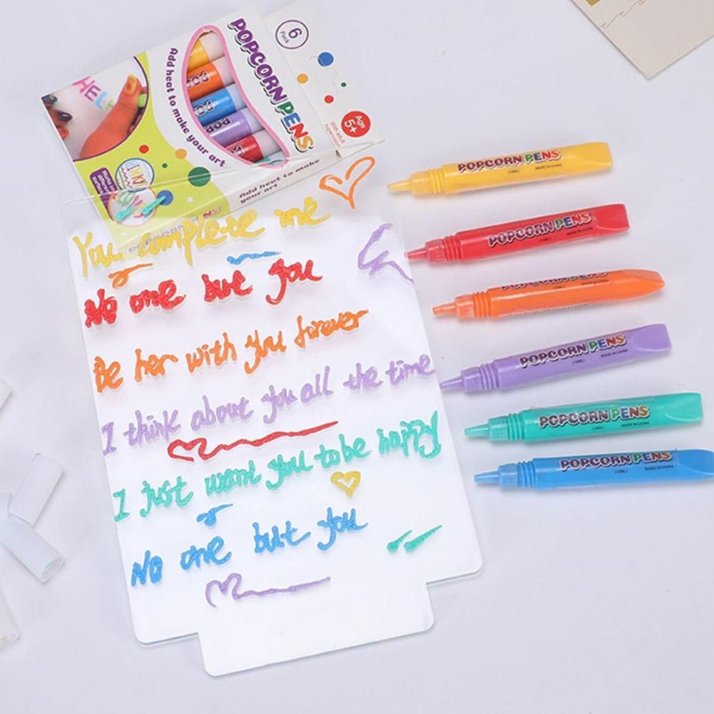 6/12pcs/set New Exotic Popcorn - Illustration Marker Set recension och pris