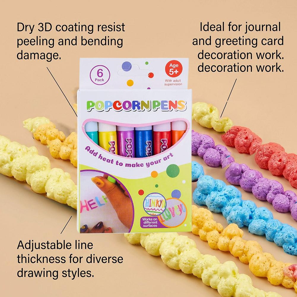 6/12pcs/set New Exotic Popcorn - Illustration Marker Set recension och pris