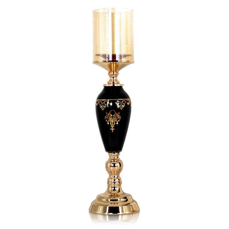 Candlestick ornament metal gla - Art Craft Restaurant recension och pris